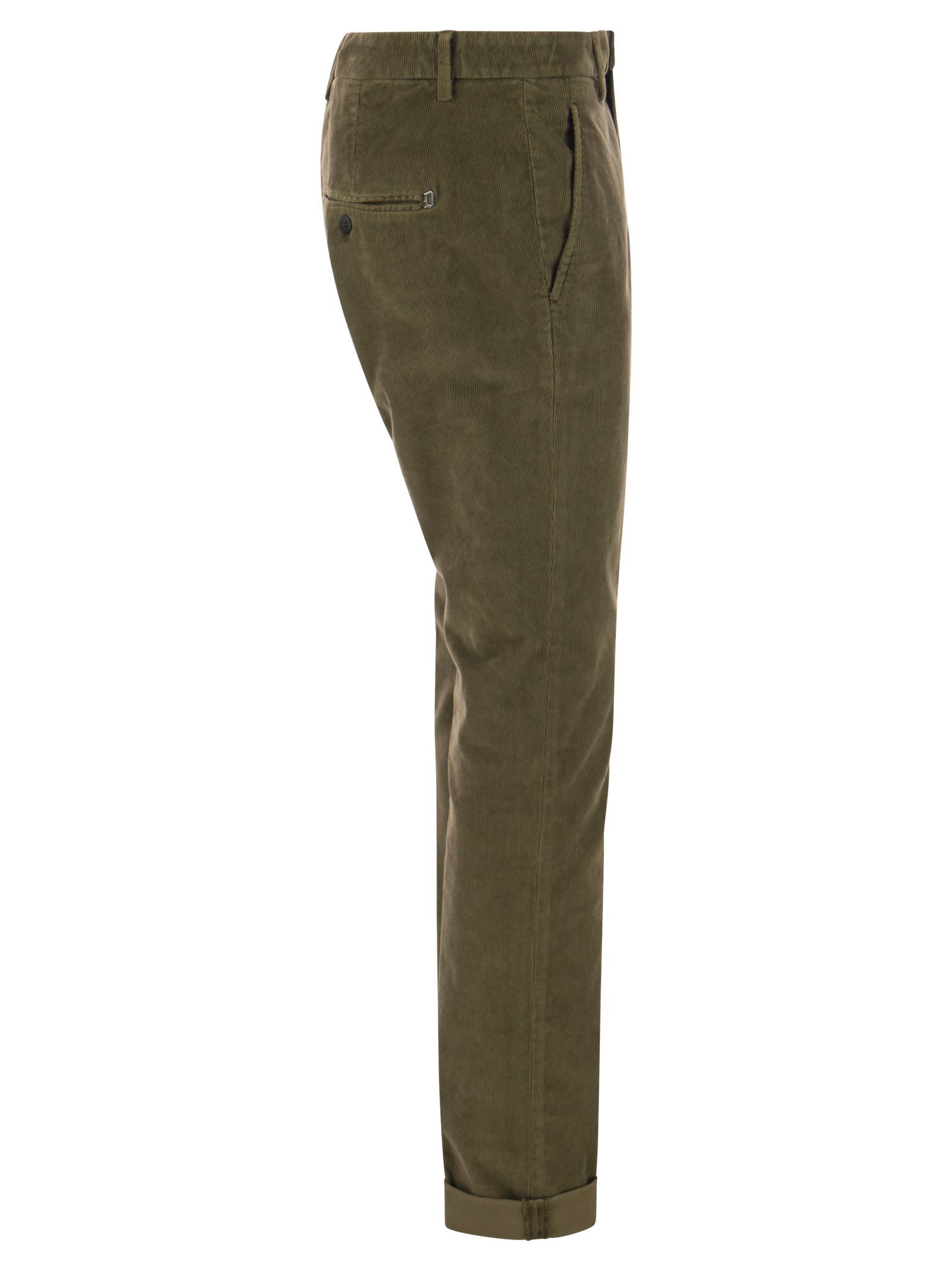 Dondup Men's Gaubert - Slim Milleraies Trousers In Green