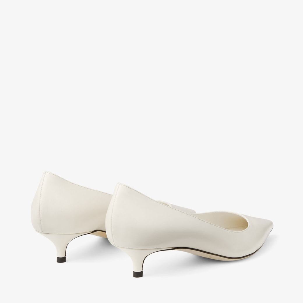 Jimmy Choo Amelia 50 Leather Pumps In Neutral