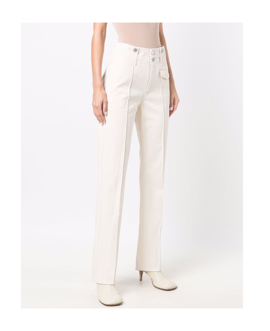 ISABEL MARANT BELT LOOP STRAIGHT TROUSERS