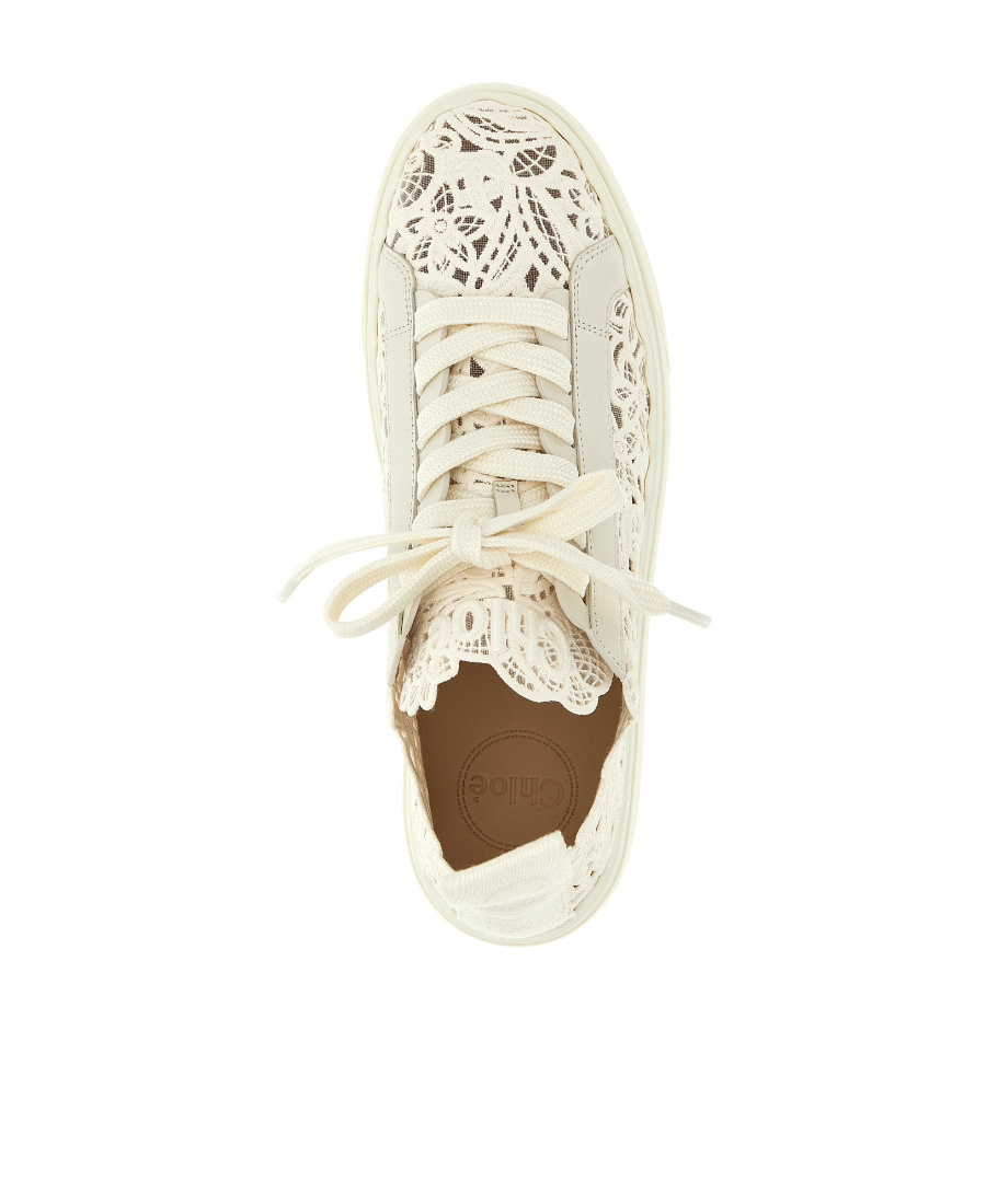 CHLOÉ CHLOÉ LAUREN LOW-TOP SNEAKERS