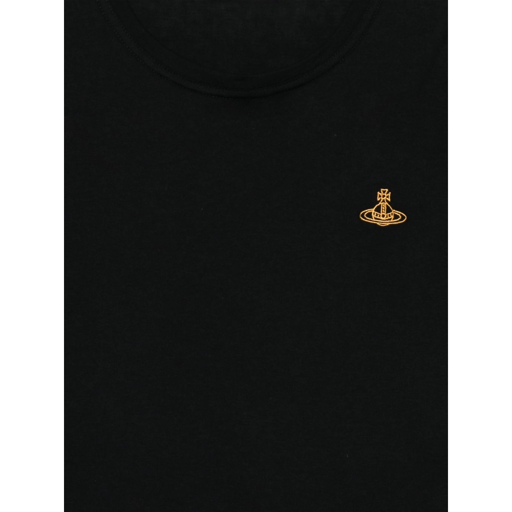 Vivienne Westwood Organic Cotton T-shirt With Signature Orb Logo