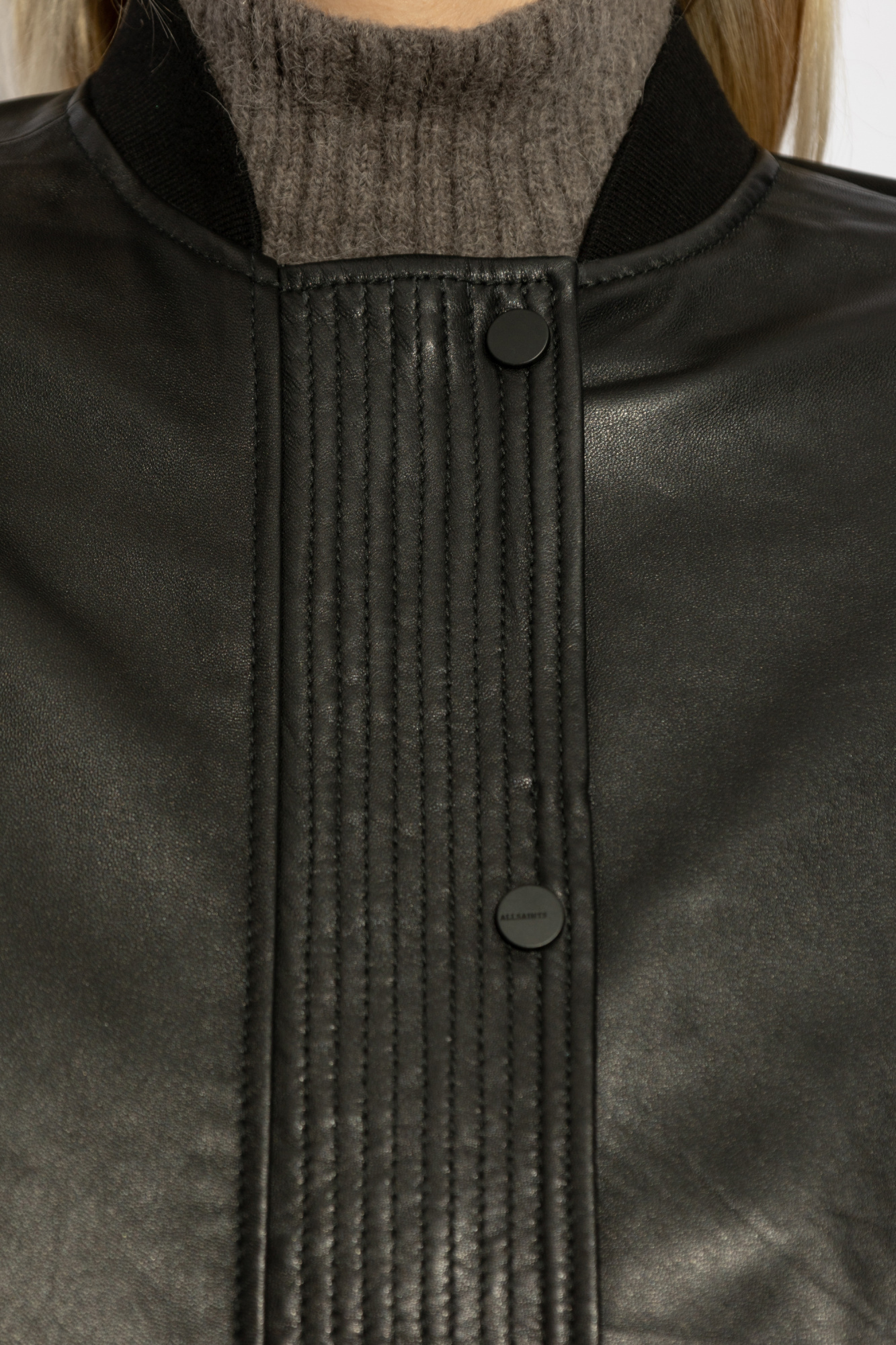 Shop Allsaints Sofi Jacket In Black