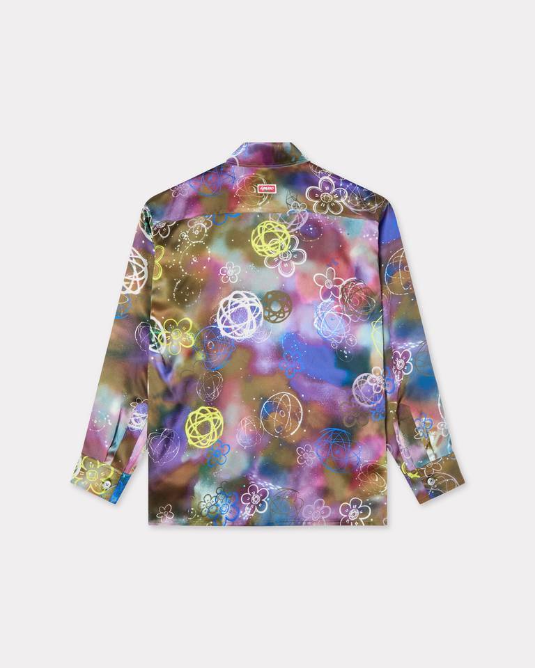 Kenzo X Futura 2000 Floral-atom Shirt In Multi