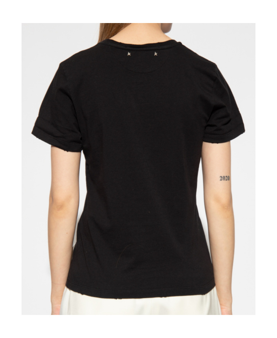 Golden Goose Doris Crew Neck T-shirt In Black