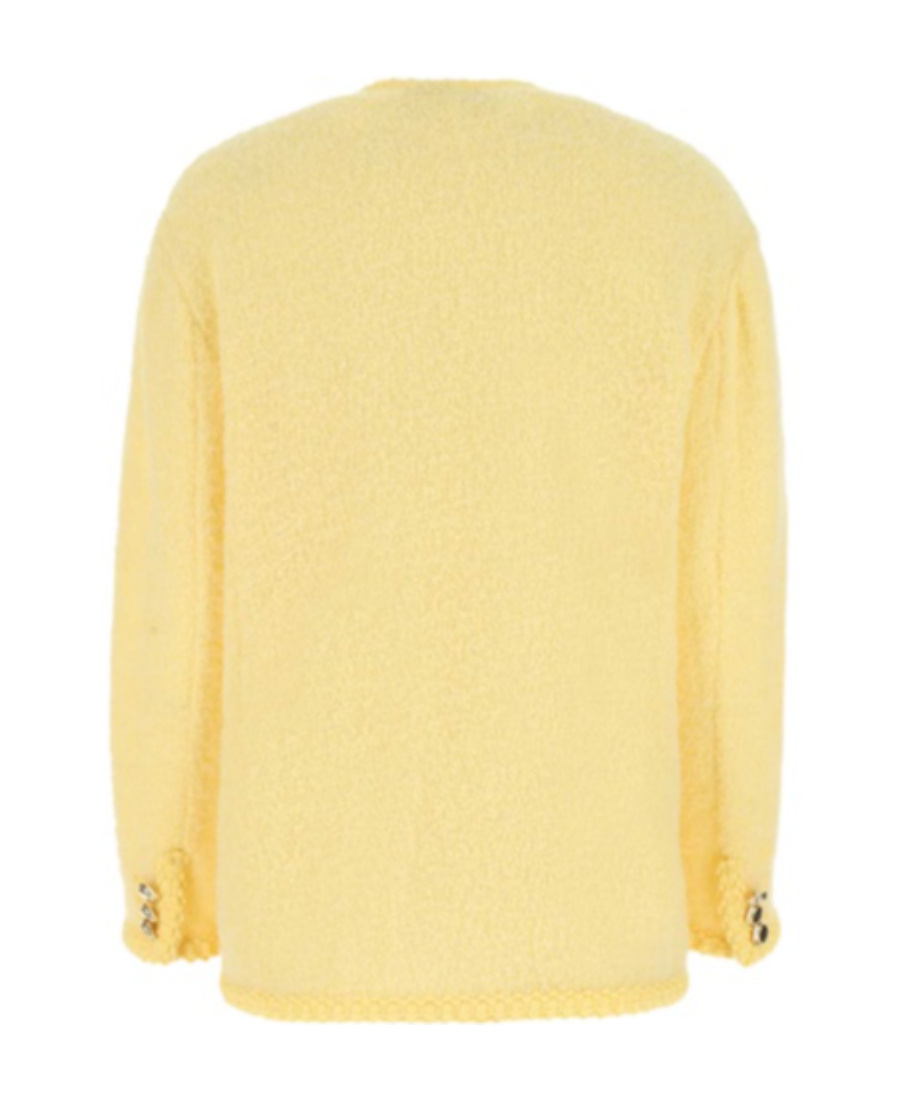 MIU MIU SINGLE-BREASTED BOUCLÉ JACKET