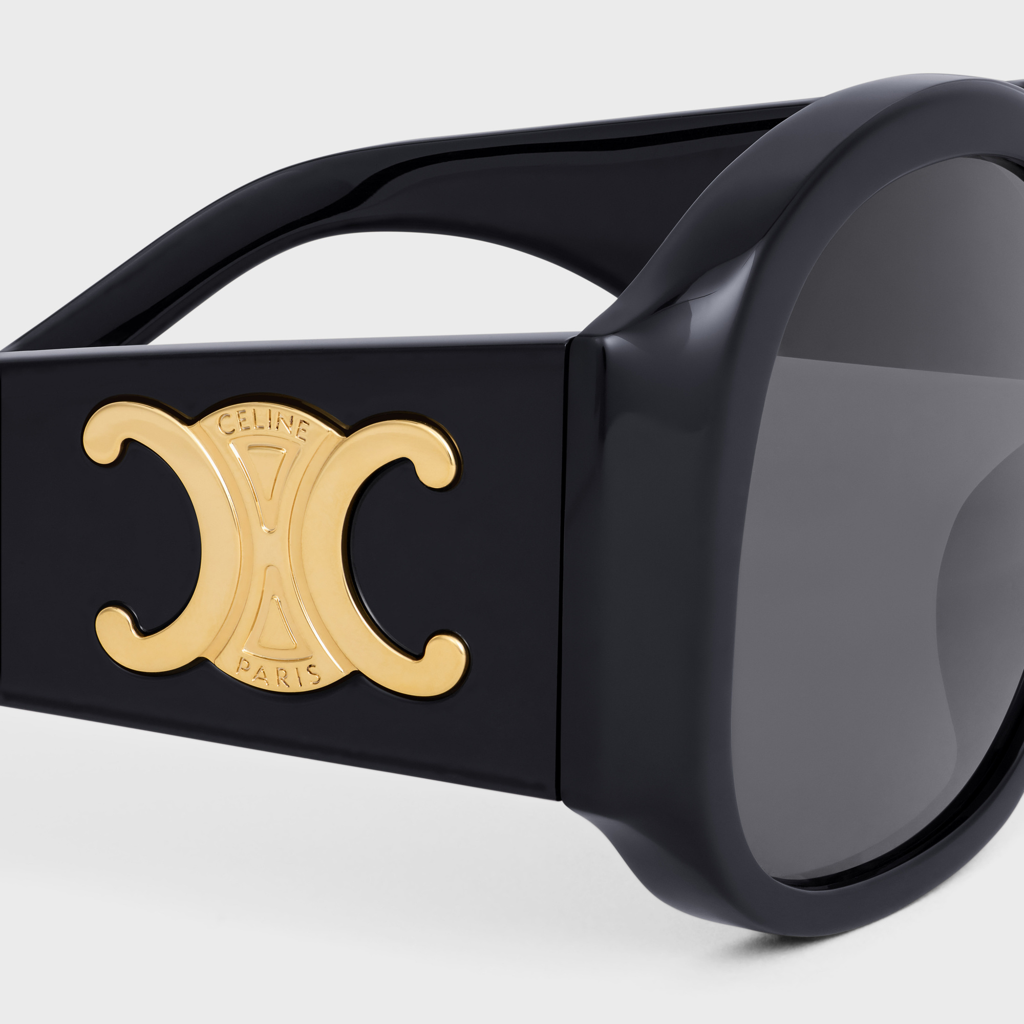 Celine Triomphe Xl 02 Sunglasses In Acetate In Blue