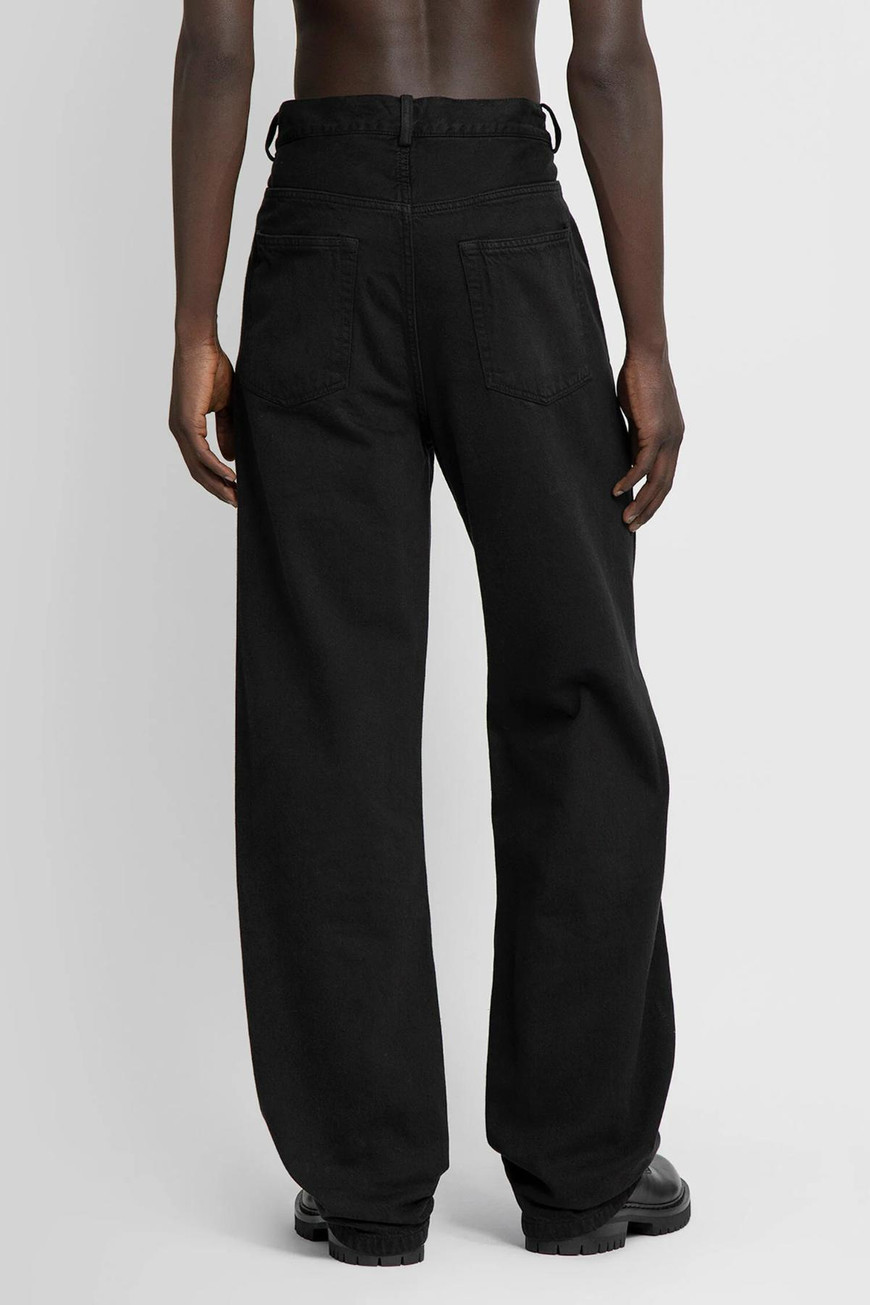Ann Demeulemeester Belt-loop Jeans In Black