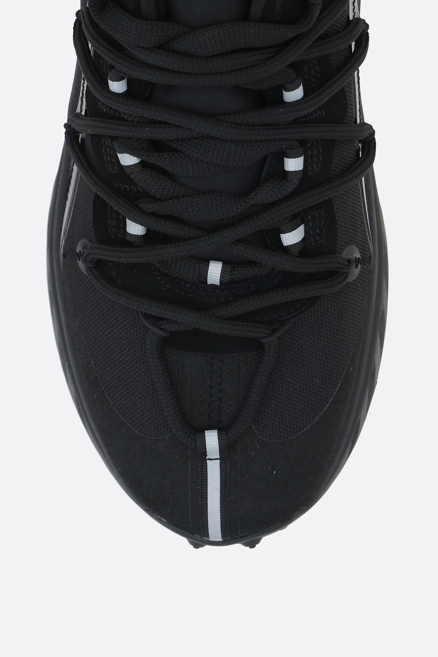 Dsquared2 Bubble Lace-up Leather Sneakers In Black