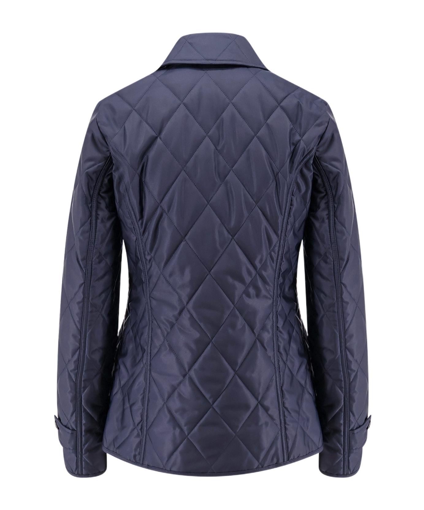 Burberry Diamond-quilted Thermoregulated Jacket In Black