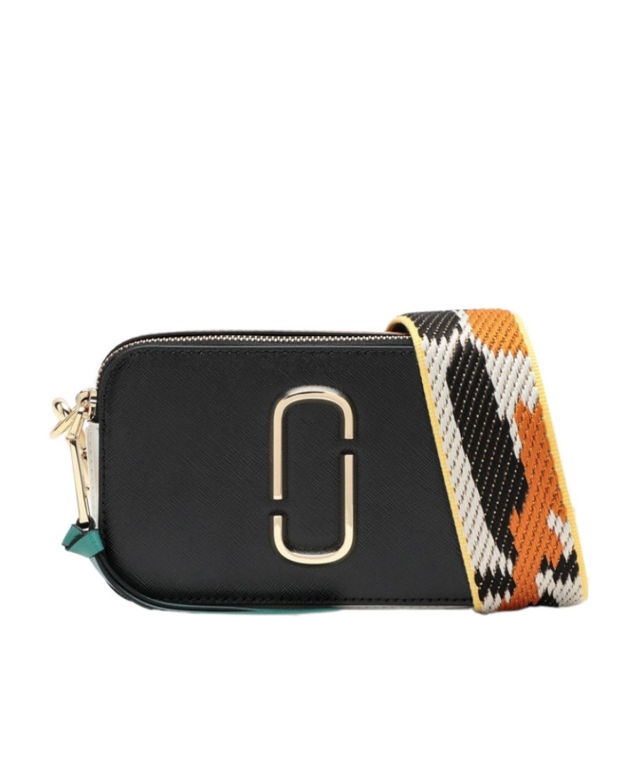 Marc Jacobs Colorful Logo Zipper Shoulder Bag In Green