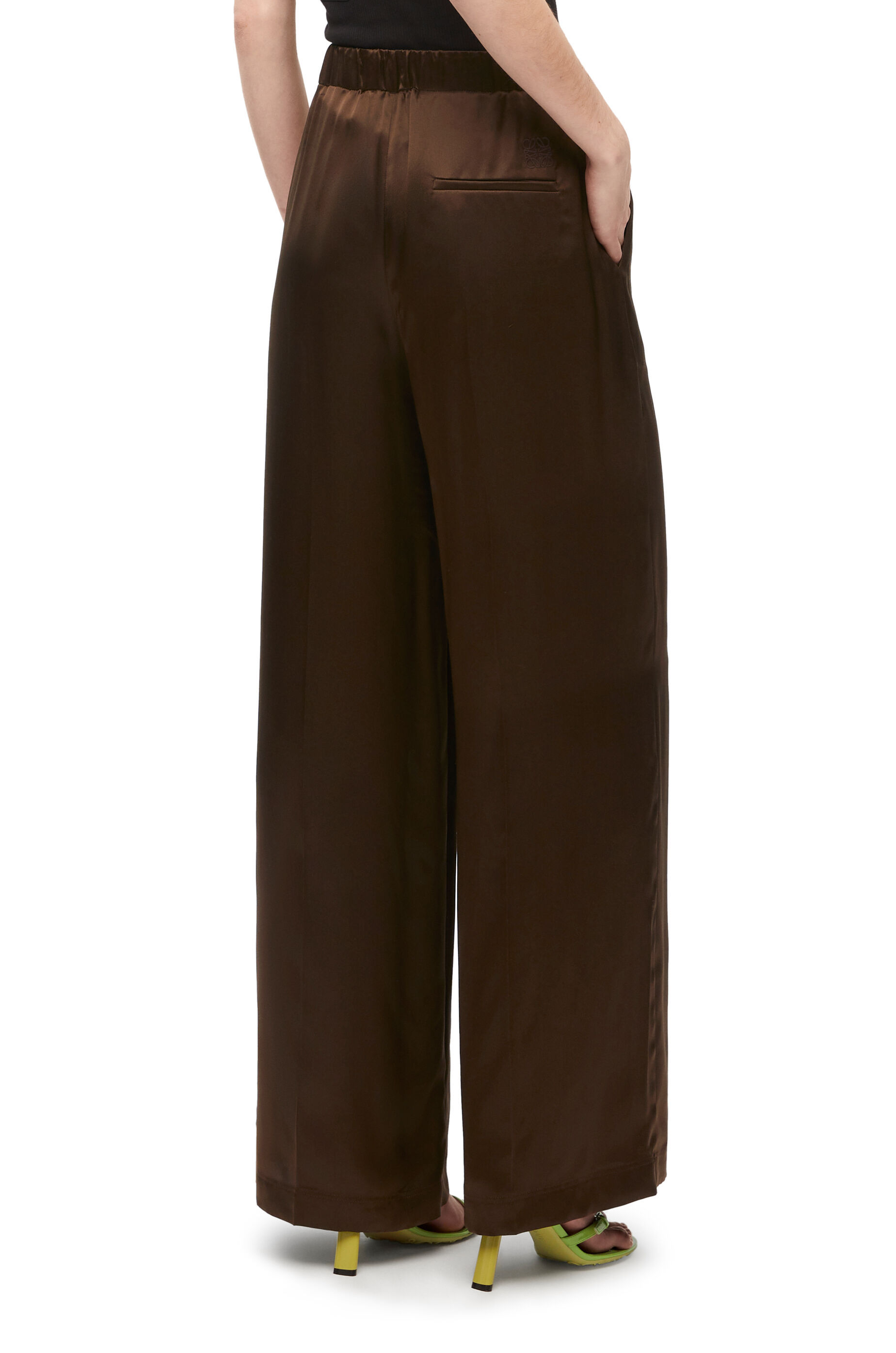 Loewe Loose And Tight Casual Pants In Green