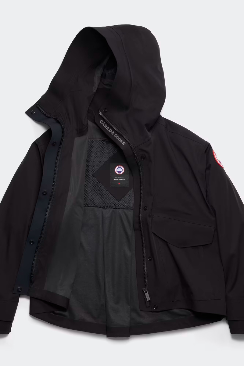 Canada Goose Tofino Rain Jacket In Black