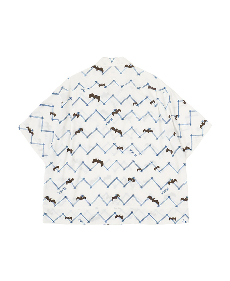 Visvim S/s Bats Copa Shirt In White