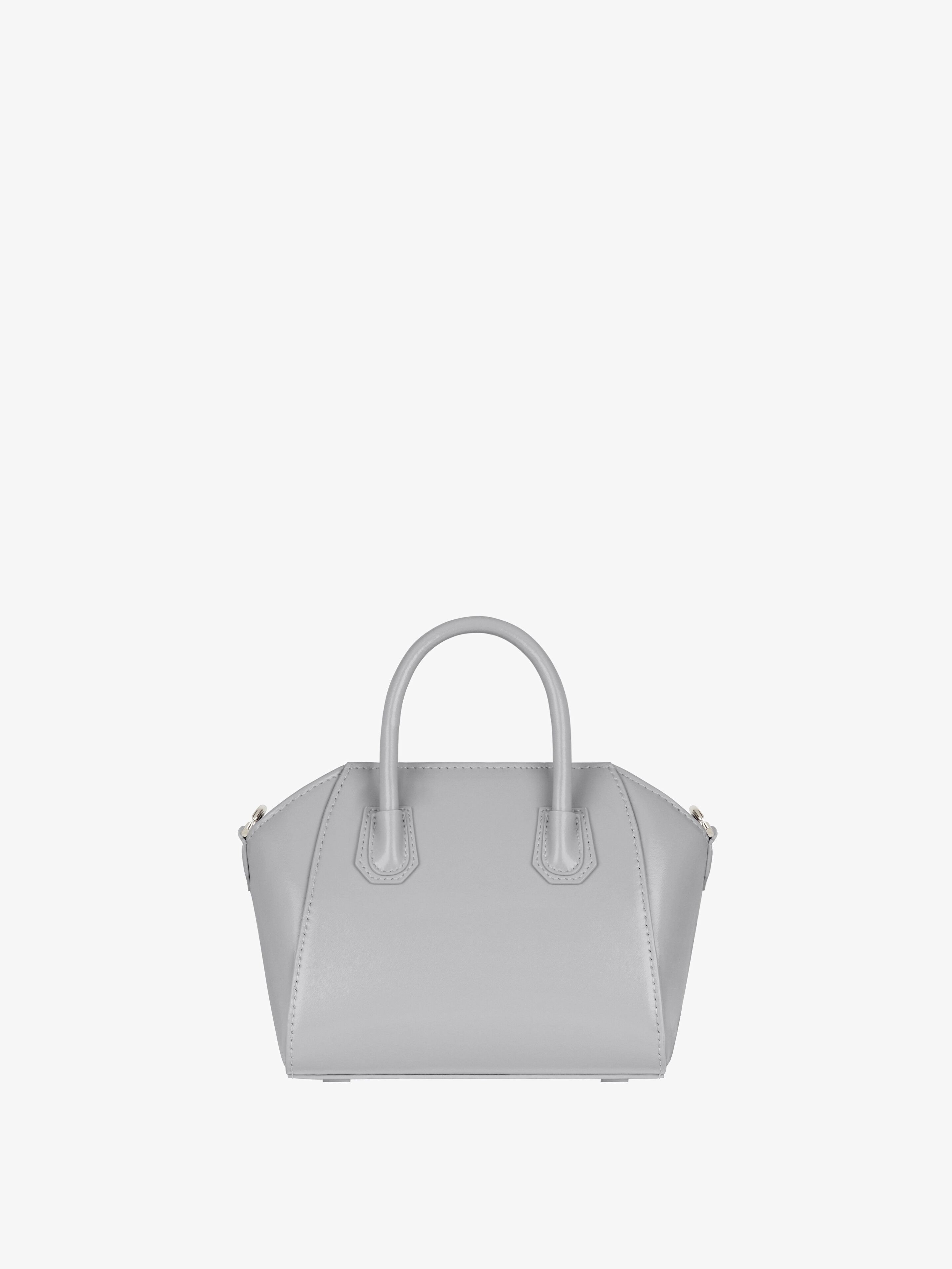 Givenchy Antigona Toy Tote Bag In Gray