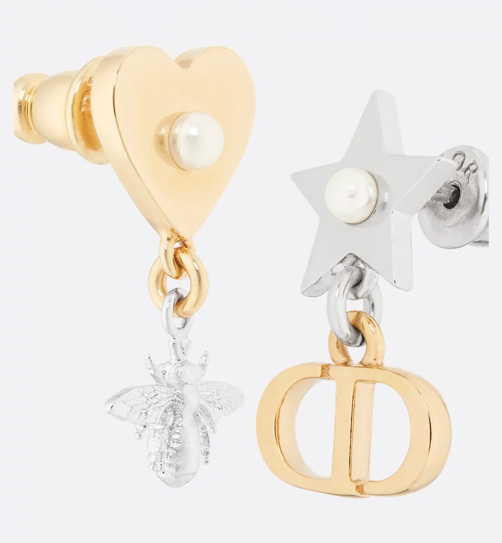 Dior Petit Cd Lucky Charms Earrings
