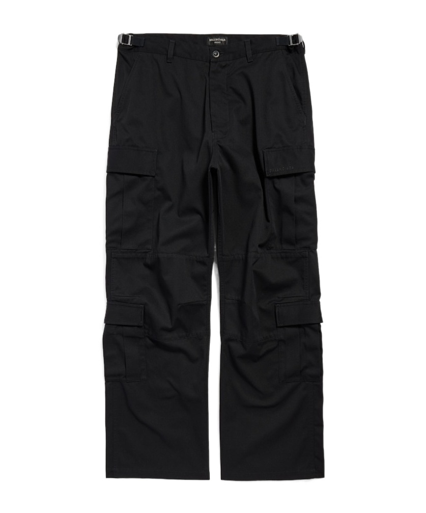 Balenciaga Unity Sports Icon Light Cargo Pants In Black