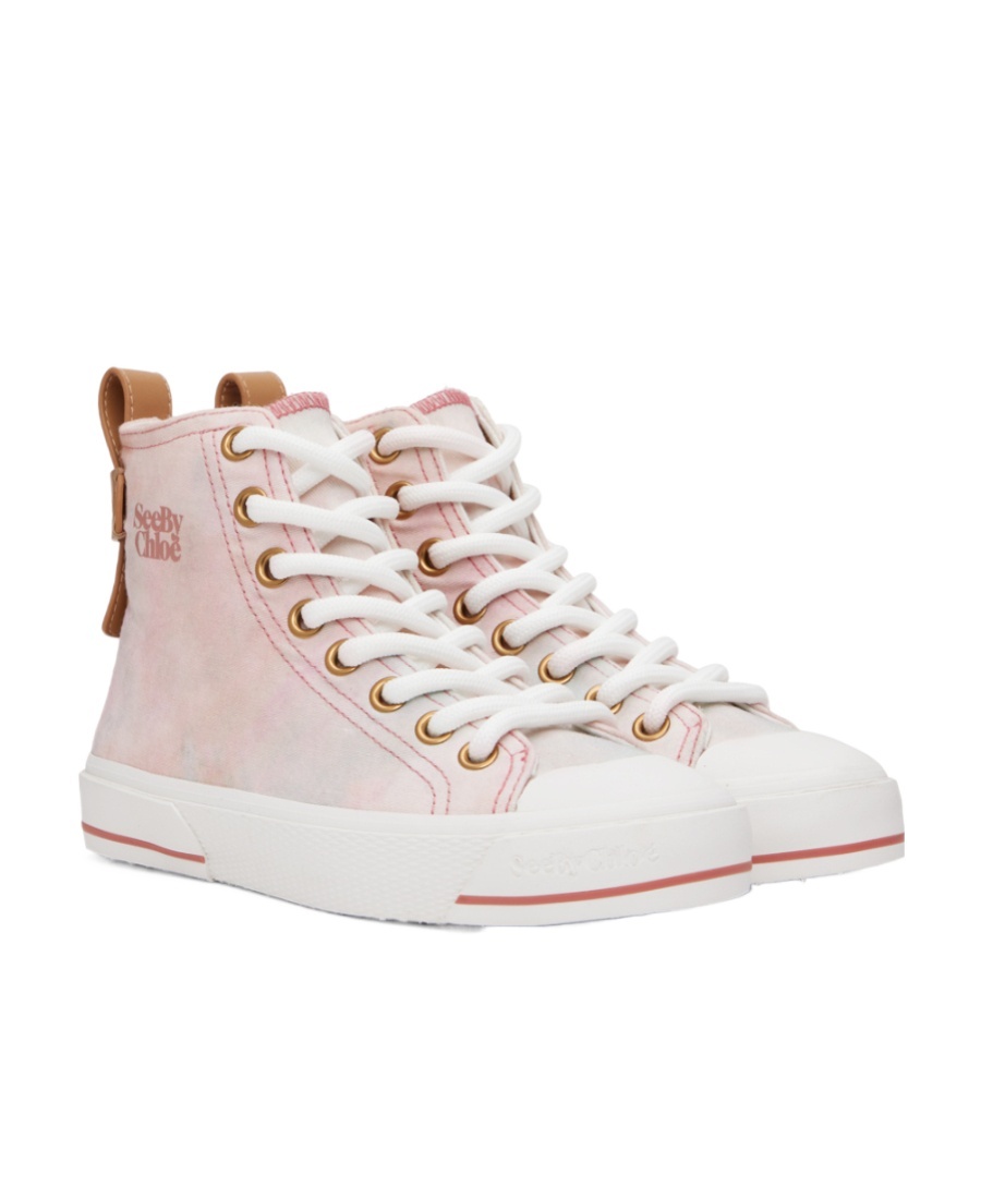 See By Chloé Logo High-top Casual Shoes In White