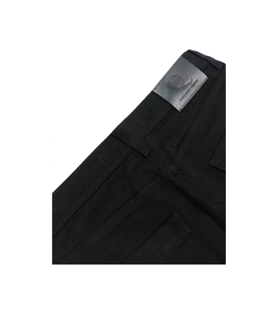 Mcq By Alexander Mcqueen Black Logo Jeans In Black