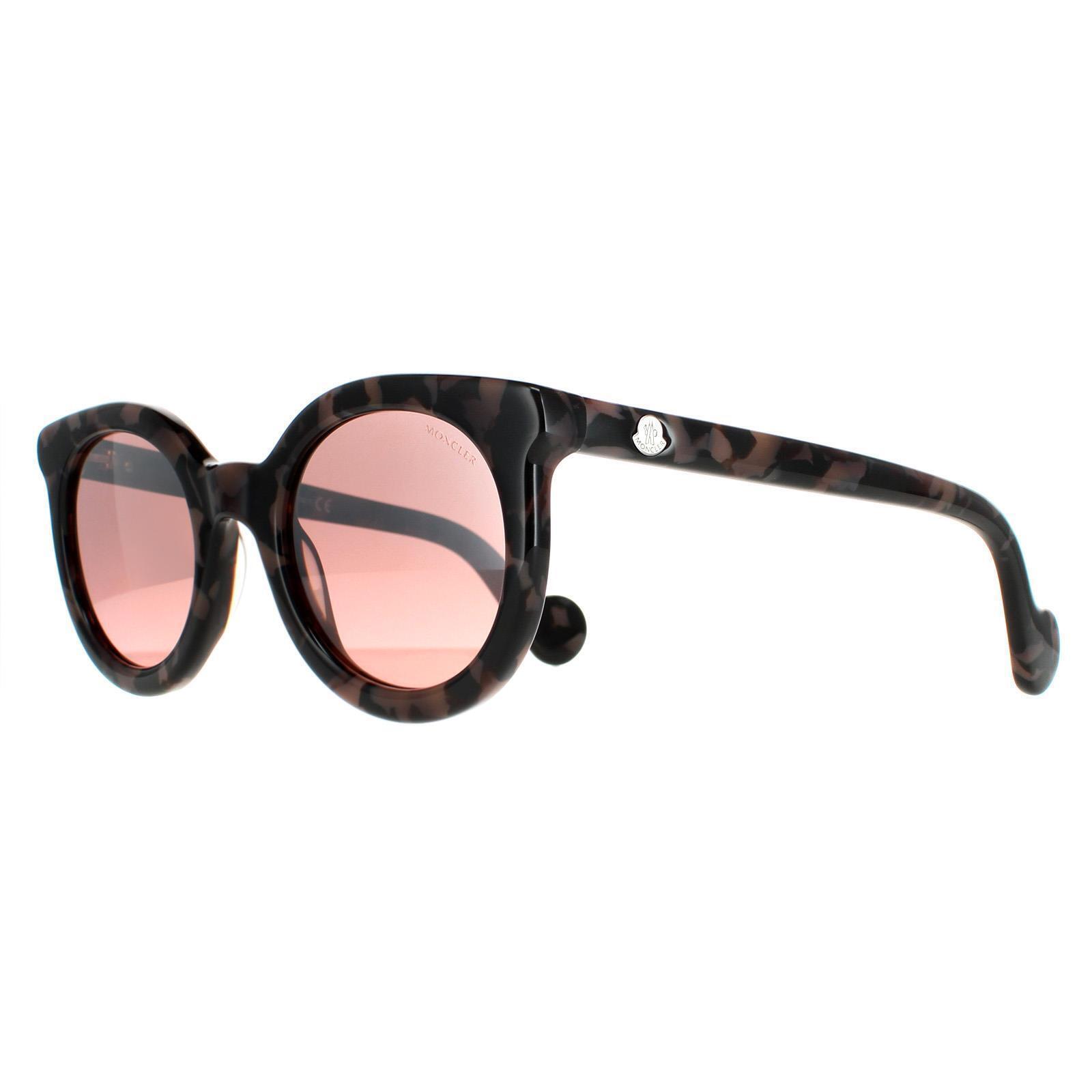 MONCLER MONCLER EYEWEAR ROUND FRAME SUNGLASSES