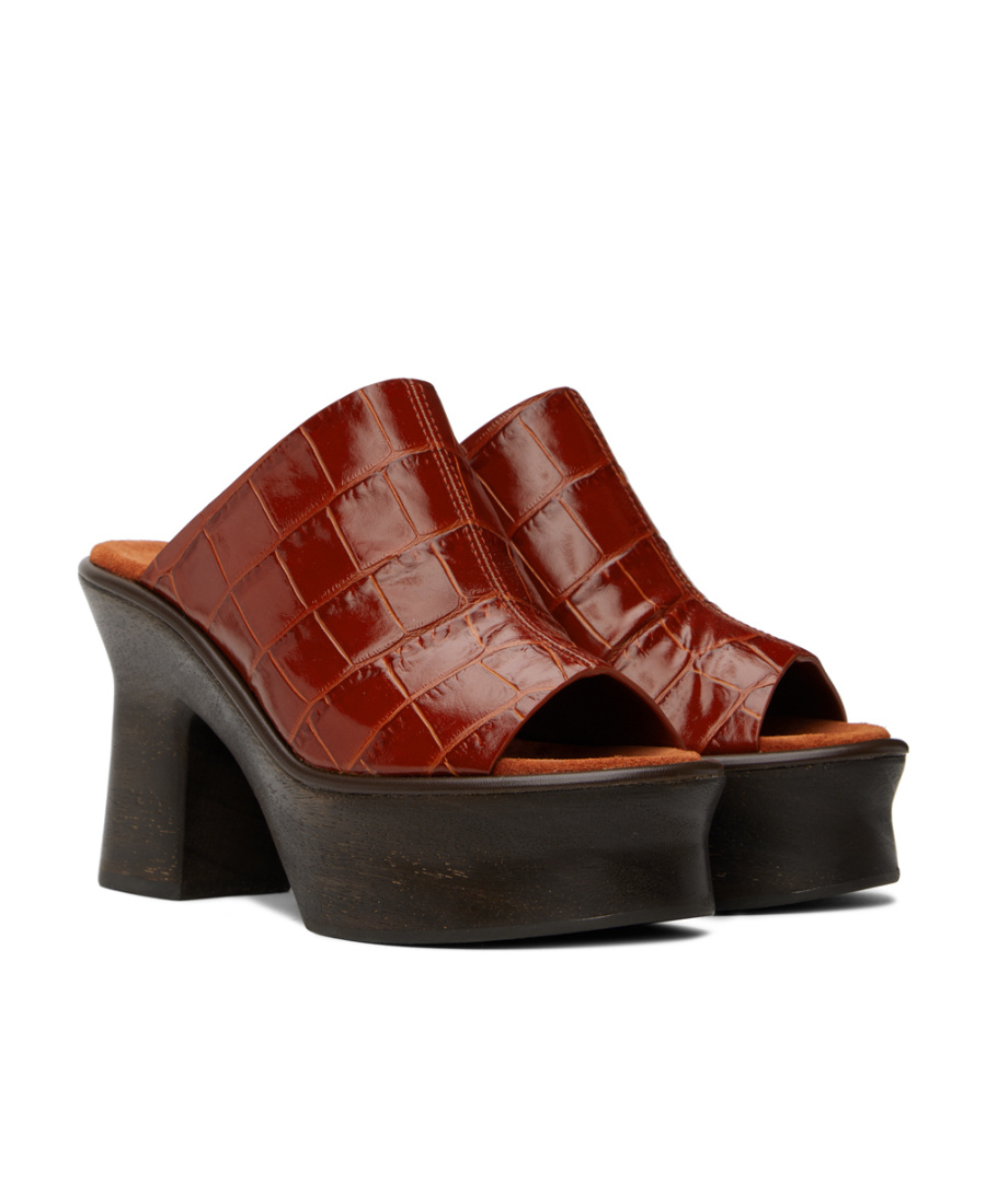 Ferragamo Samanta Thick-soled High-heeled Sandals In Black