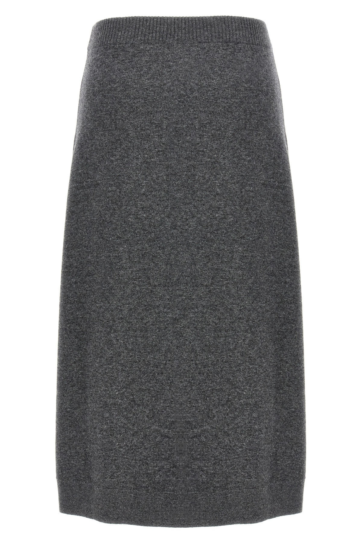 Brunello Cucinelli Longuette Midi Skirt In Stretch Cashmere