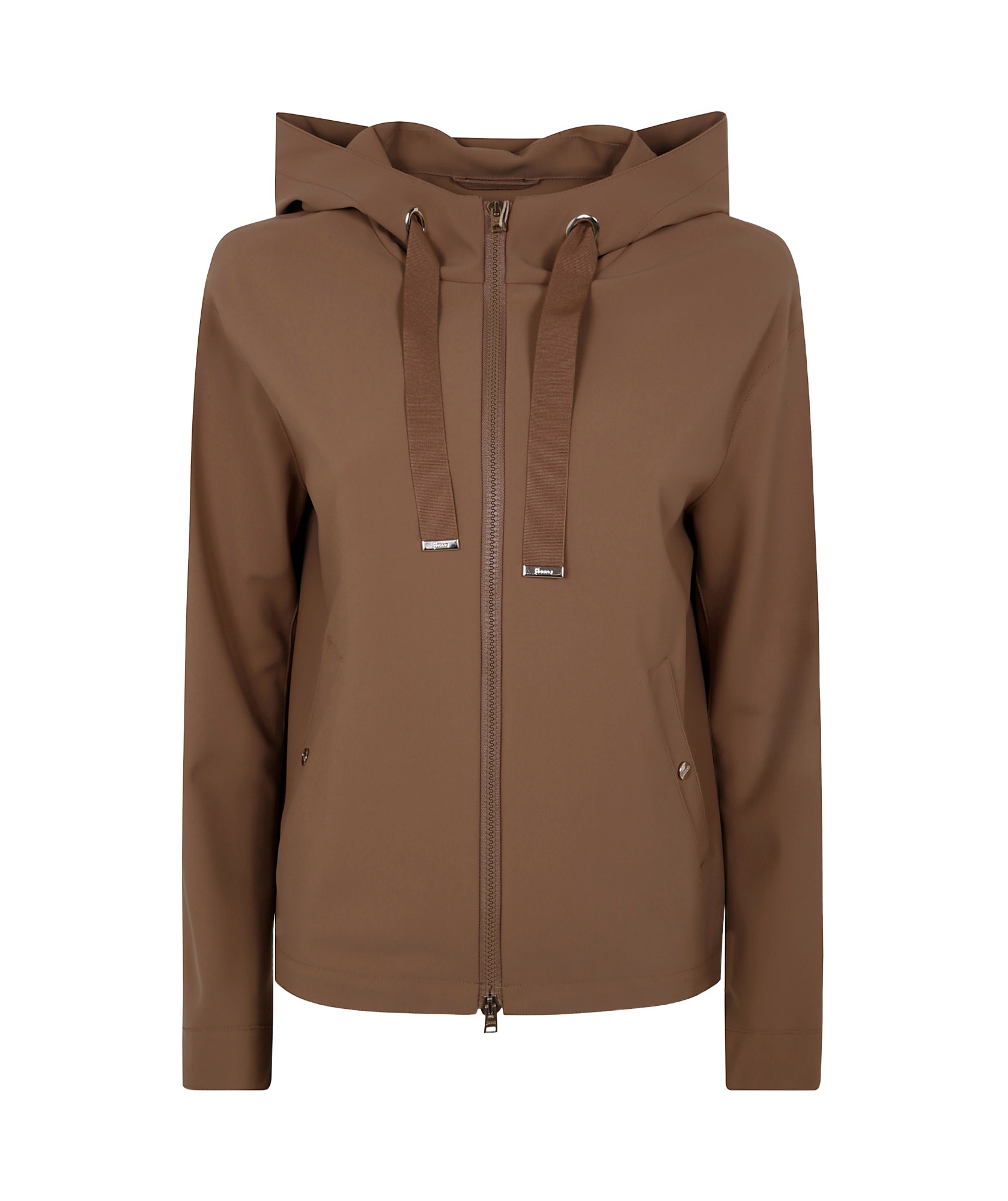 Herno Hooded Casual Jacket In Green