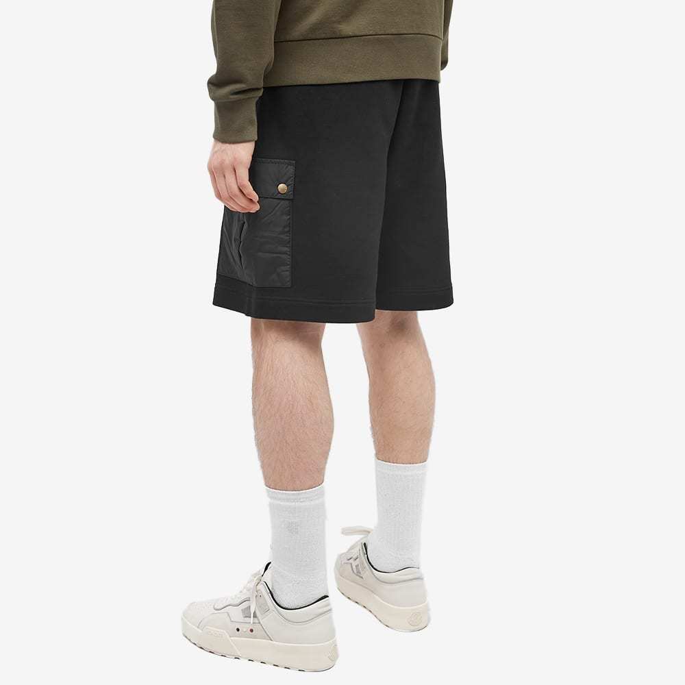 MONCLER LOGO-PATCH COTTON SHORTS