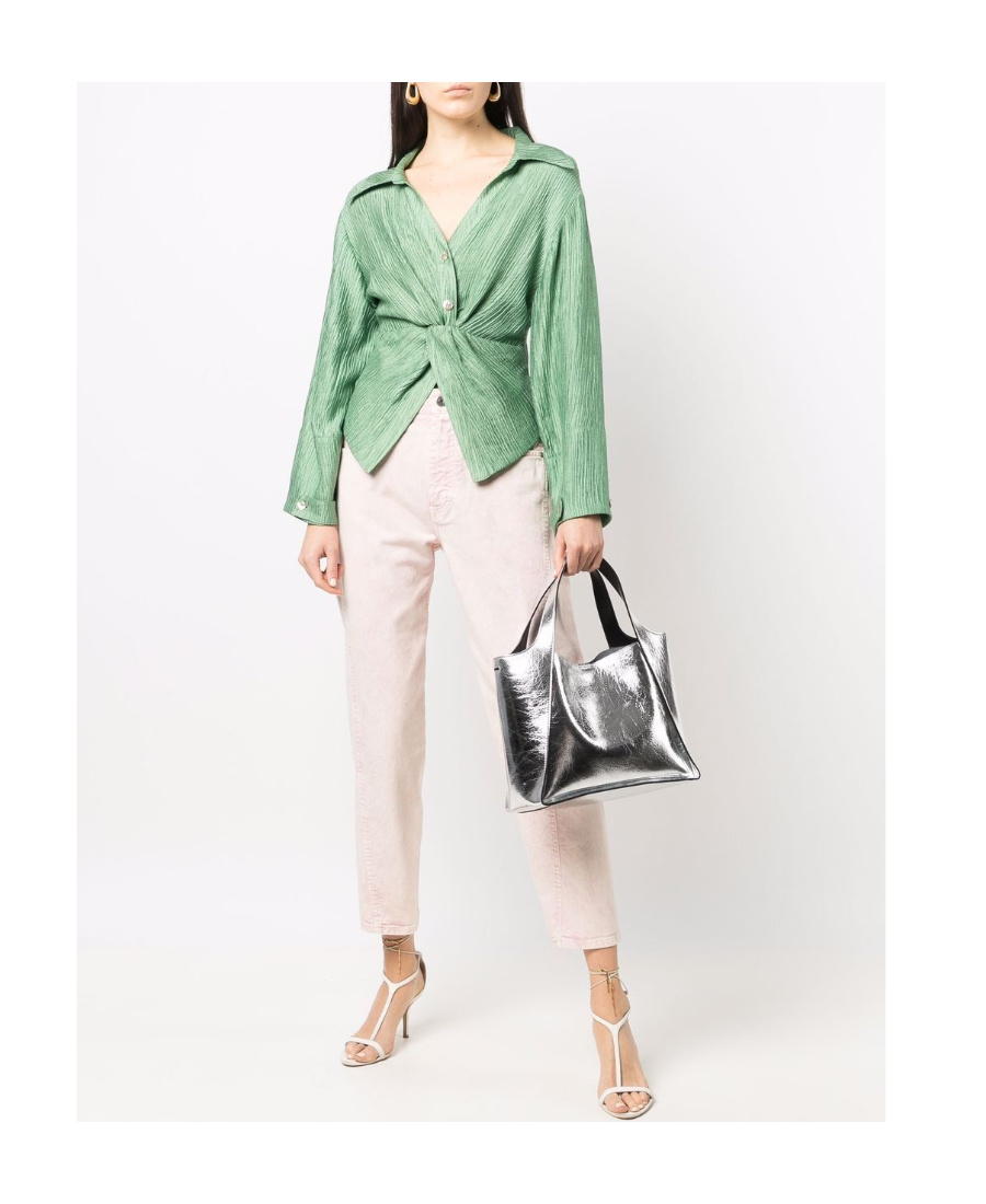 Shop Stella Mccartney Faded Cropped Jeans In White