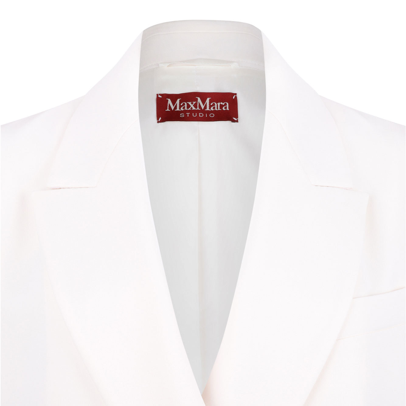 Max Mara Lapel Vest In White