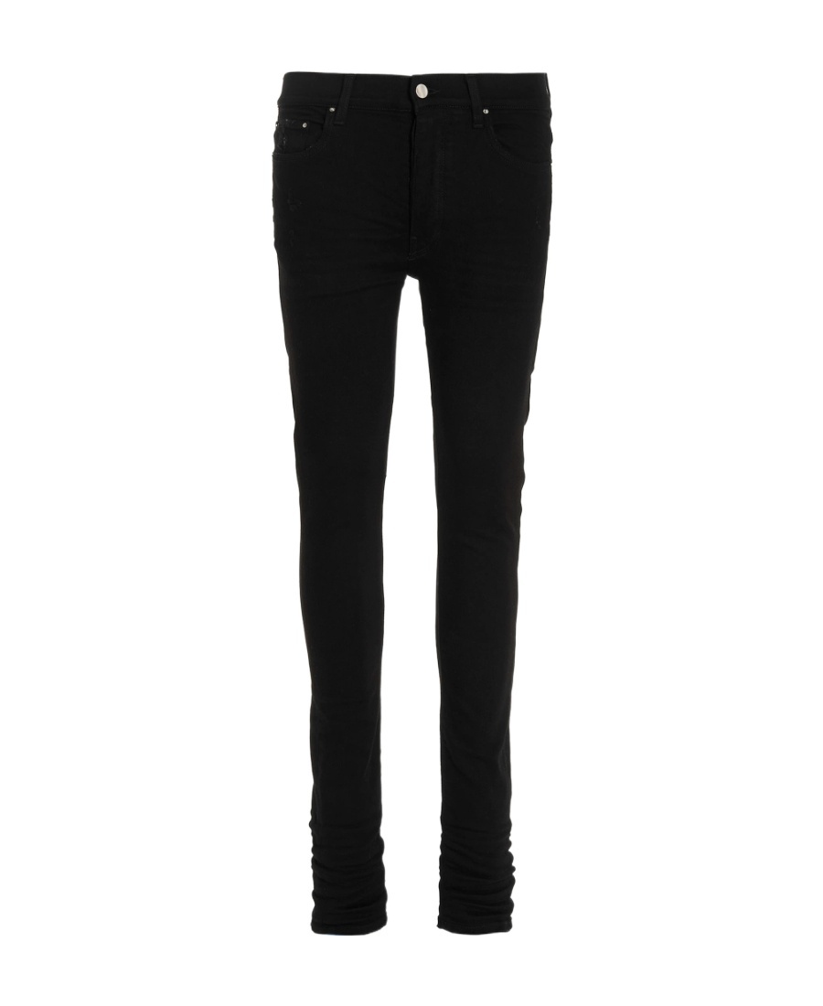 Amiri Logo-embroidered Carpenter Trousers In Grey