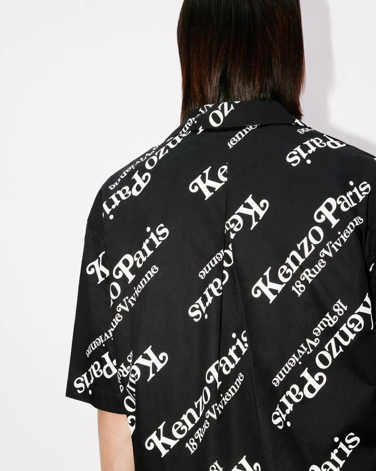 KENZO KENZO MONOGRAM PRINTED BUTTONED SHIRT