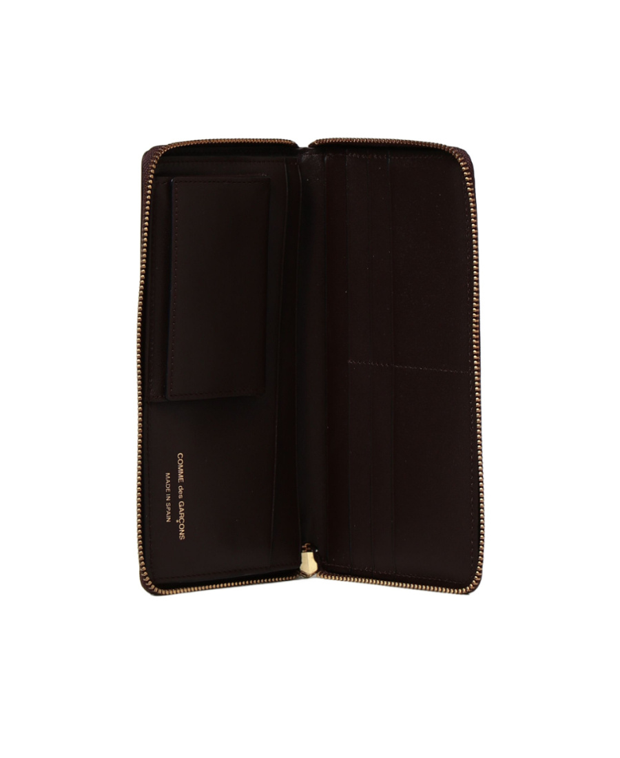 Comme Des Garçons Logo Wallet In Black