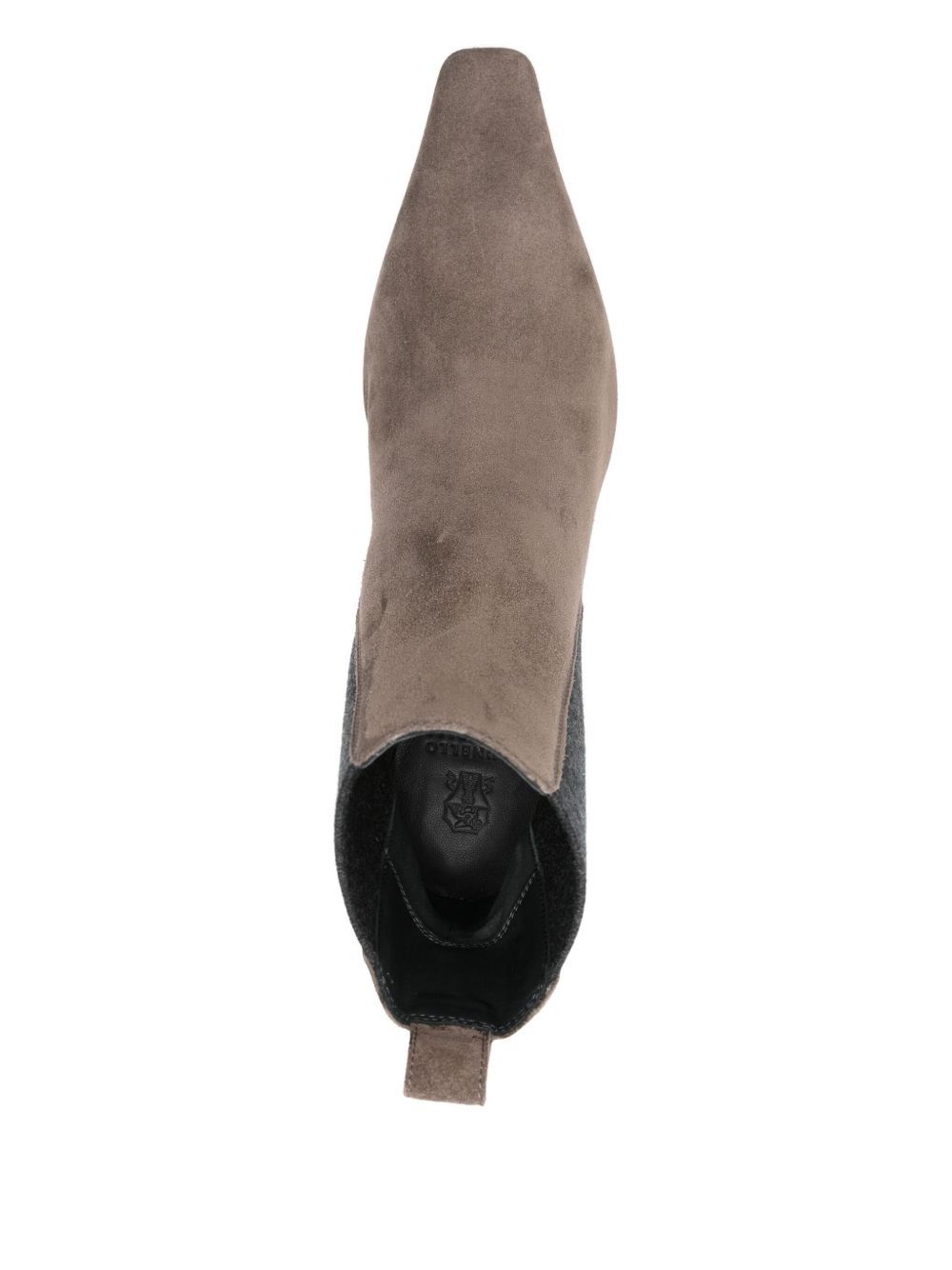 Brunello Cucinelli Pointed Ankle Boots In Multi