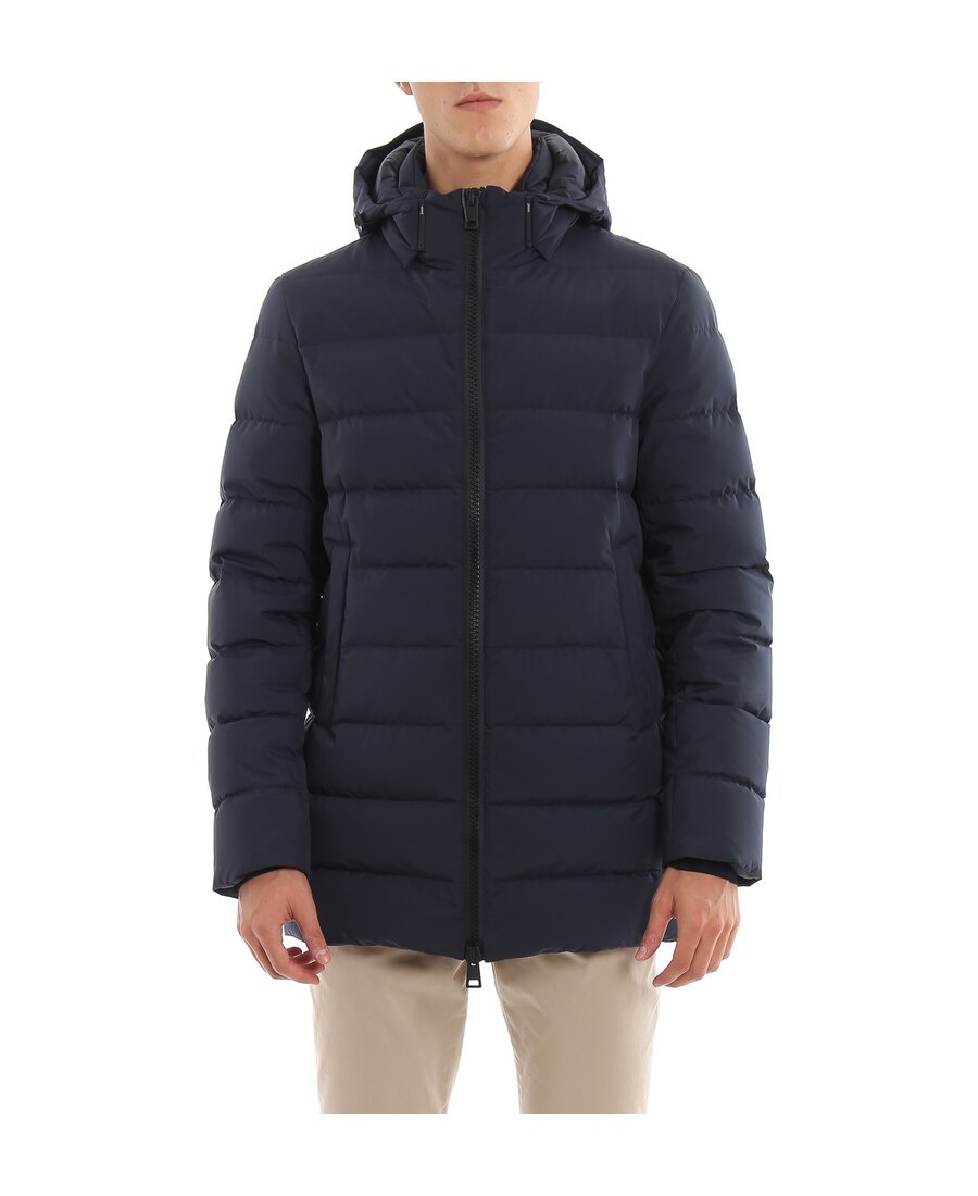 Herno Hooded Puffer Jacket In Black