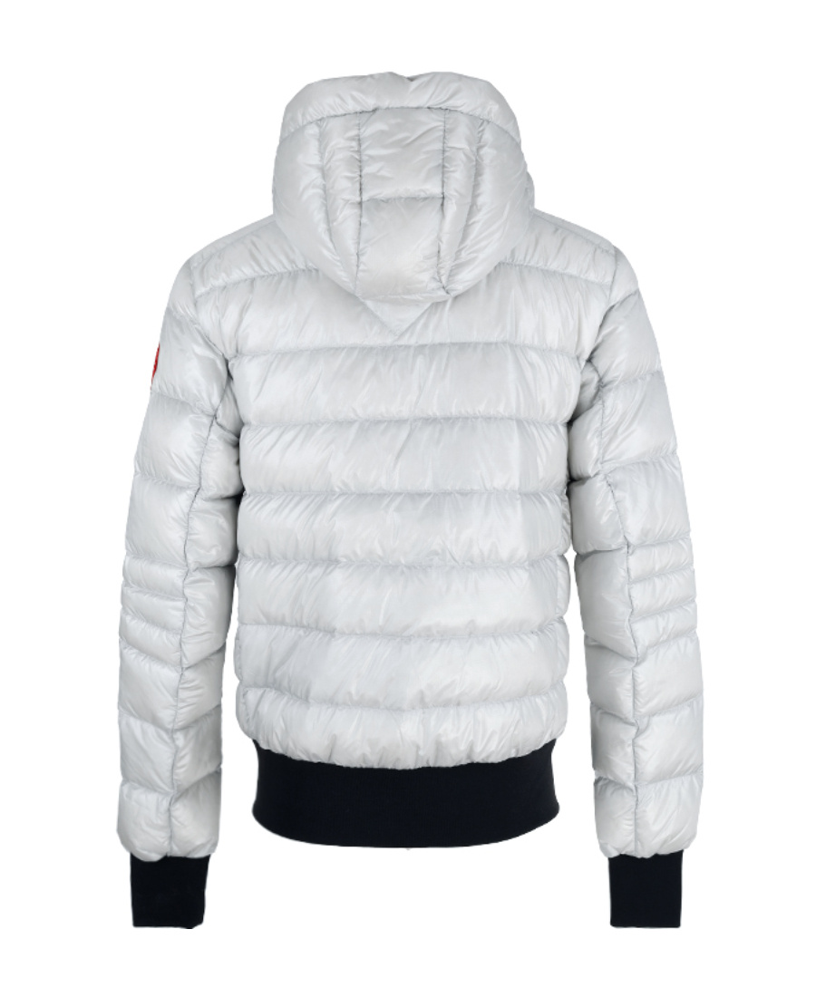 Shop Canada Goose Logo Down Jacket In White