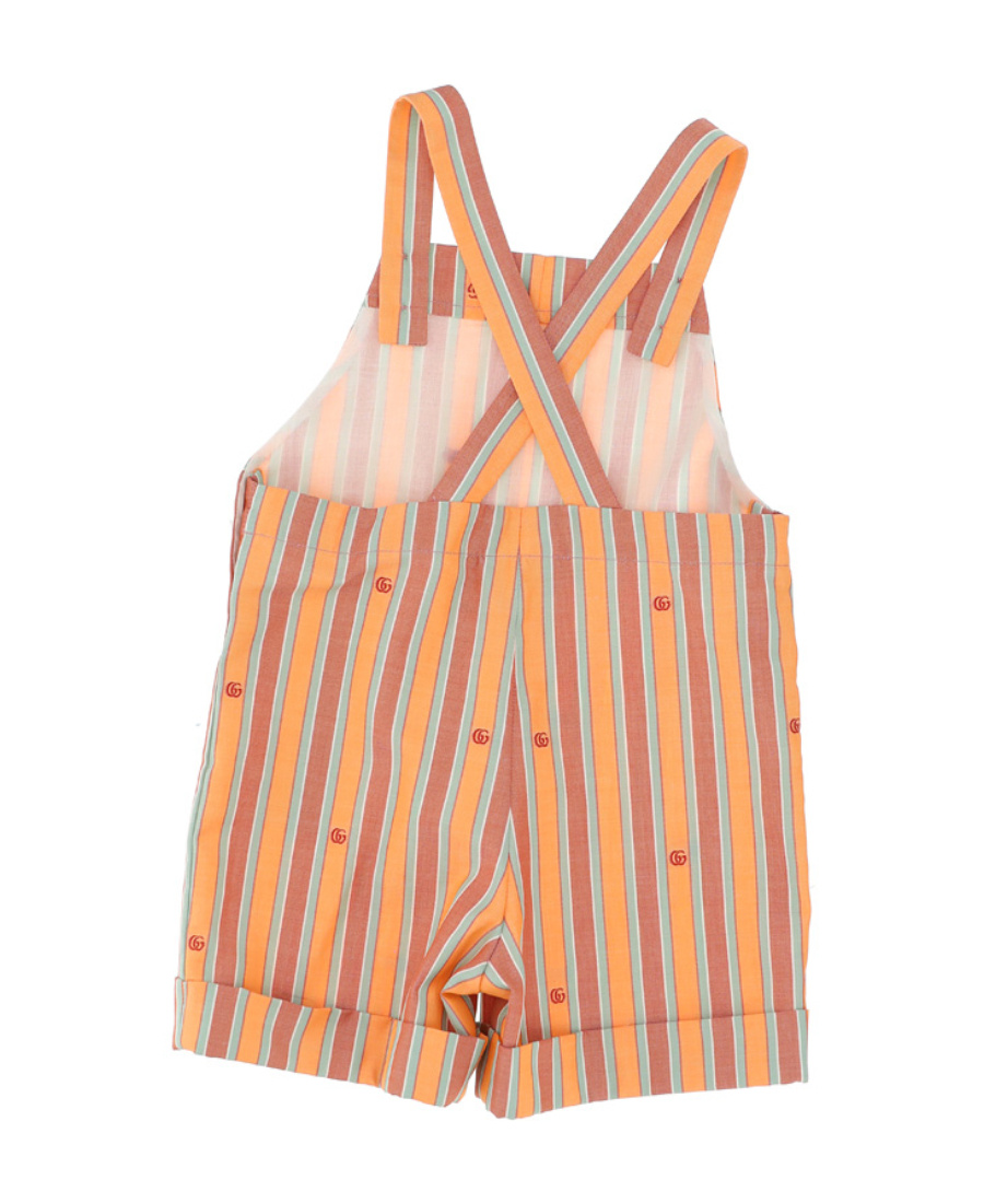 GUCCI GUCCI KIDS STRIPED SLEEVELESS JUMPSUIT