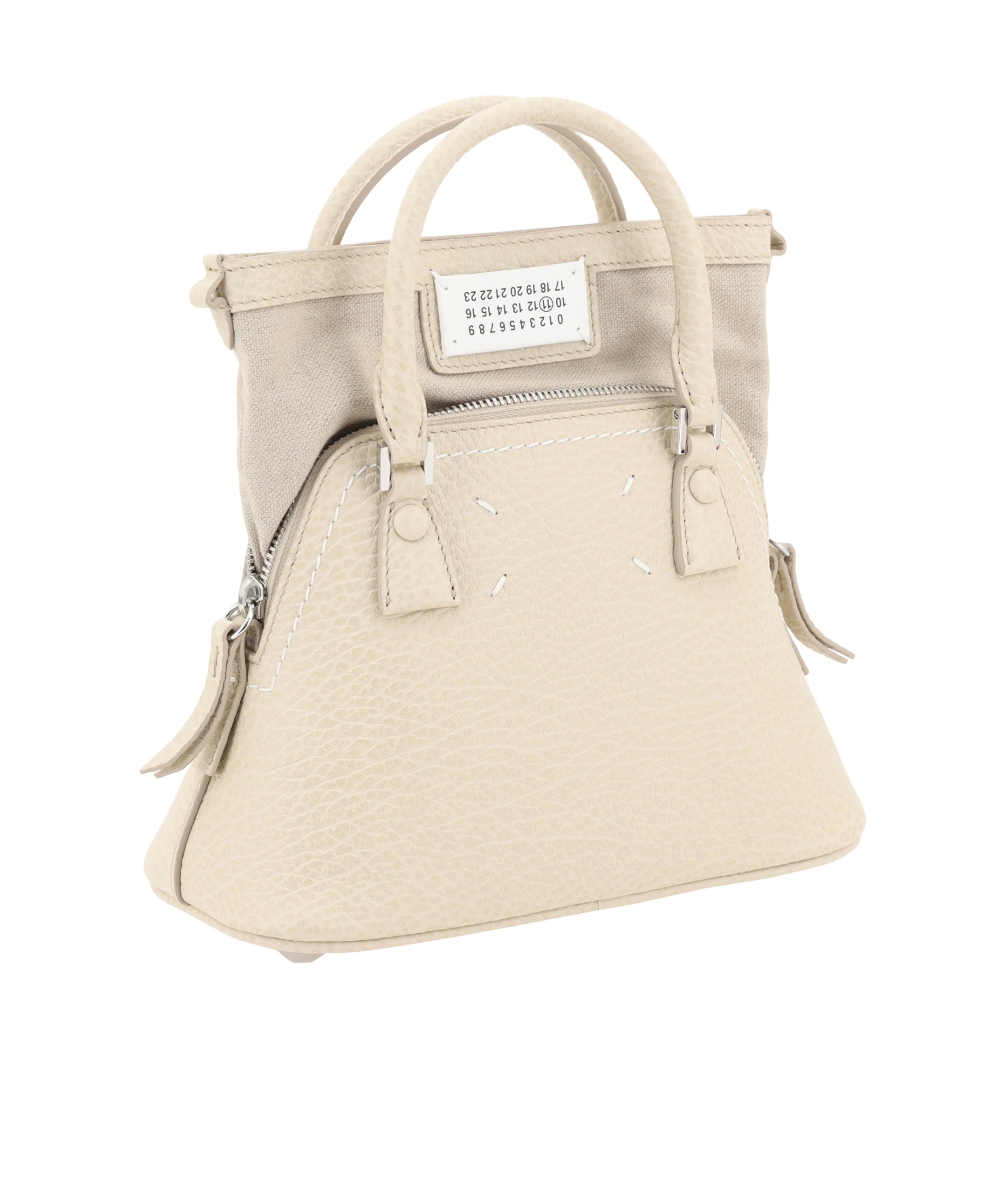 Maison Margiela 5ac Micro Shoulder Bag In Neutral