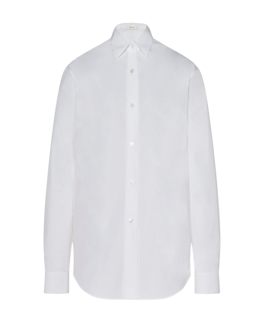 The Row Cotton Sisilia Shirt In White