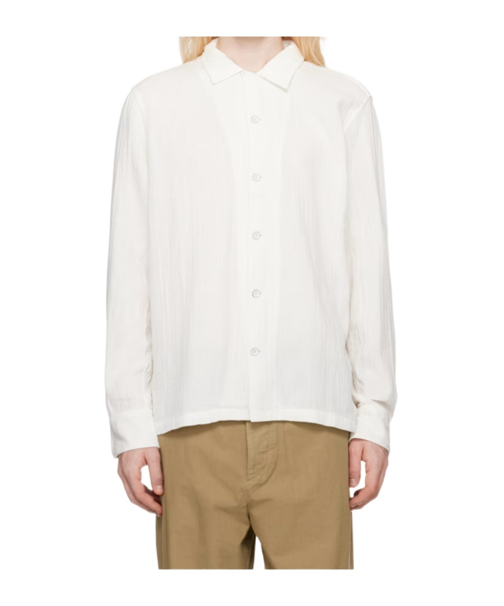 Rag & Bone Long-sleeved Shirt In White