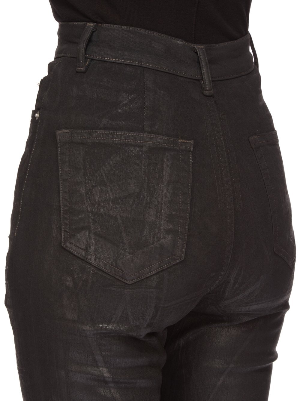 Rick Owens Drkshdw Belt-loop Jeans In Black