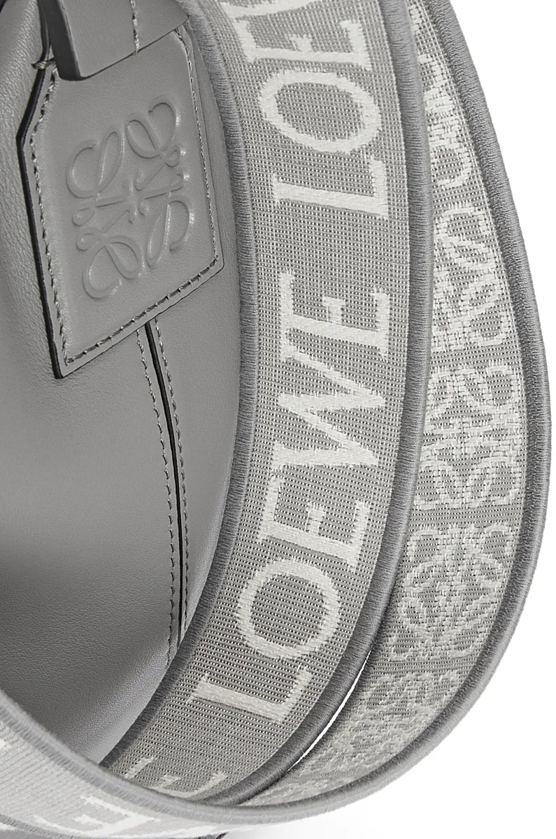 Loewe Cubi Small Shoulder Bag In Gray