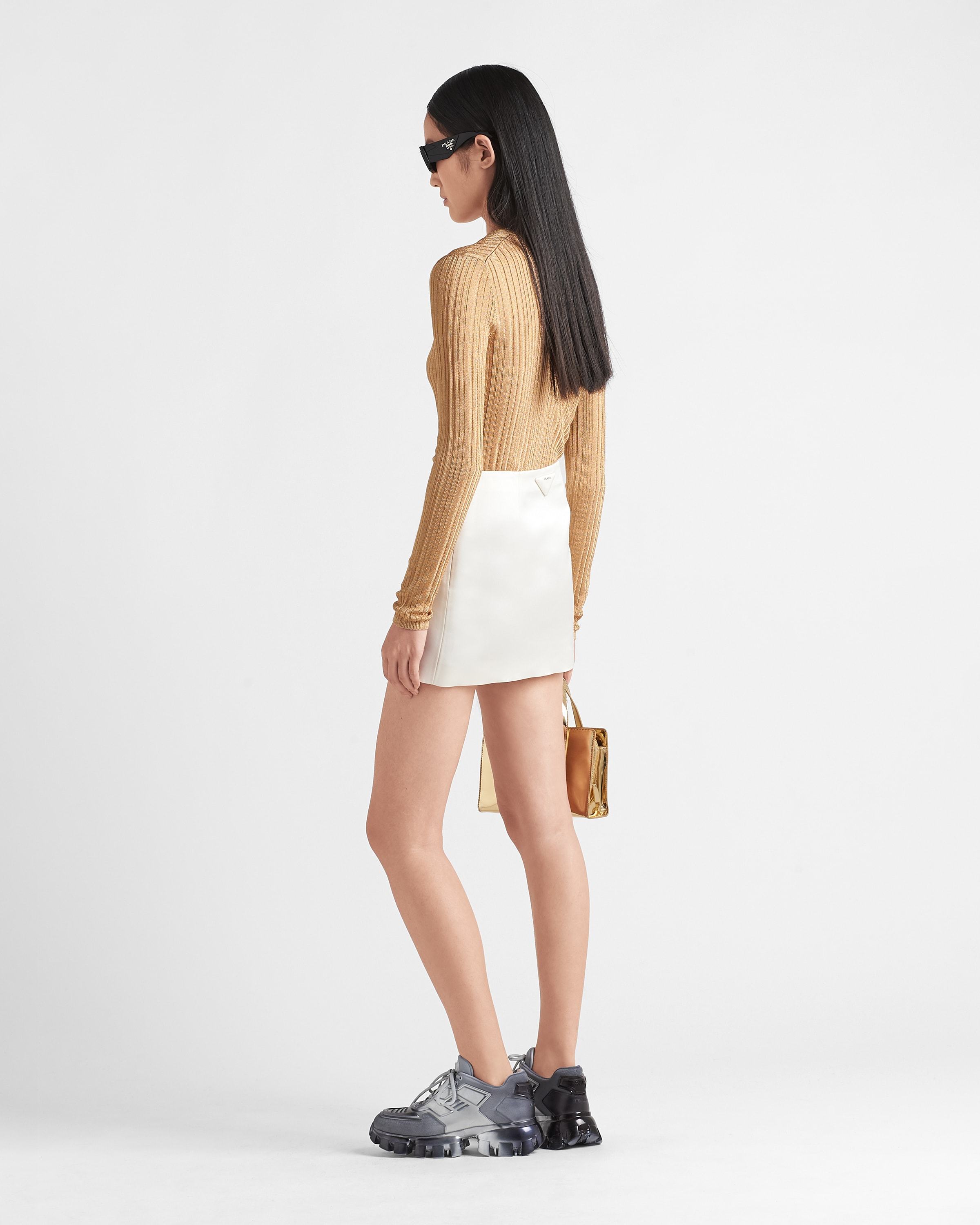 Prada Women Cardigan In Yellow