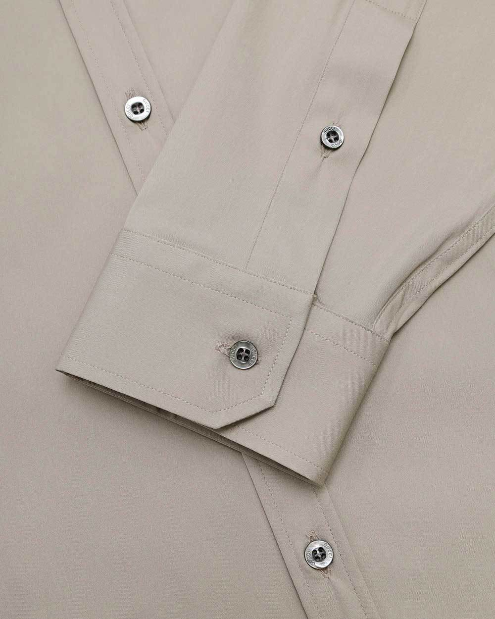Gucci Button Shirt In Nude