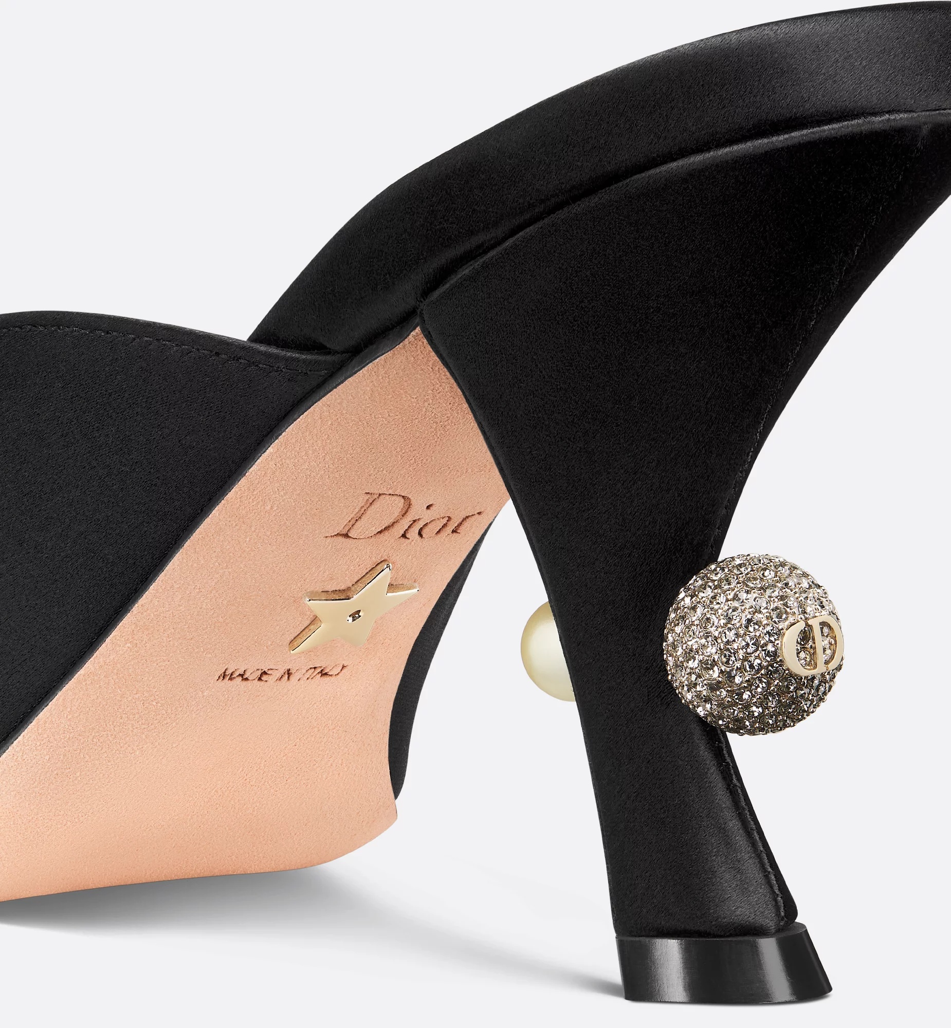 Dior Tribales Heel Sandals In Black