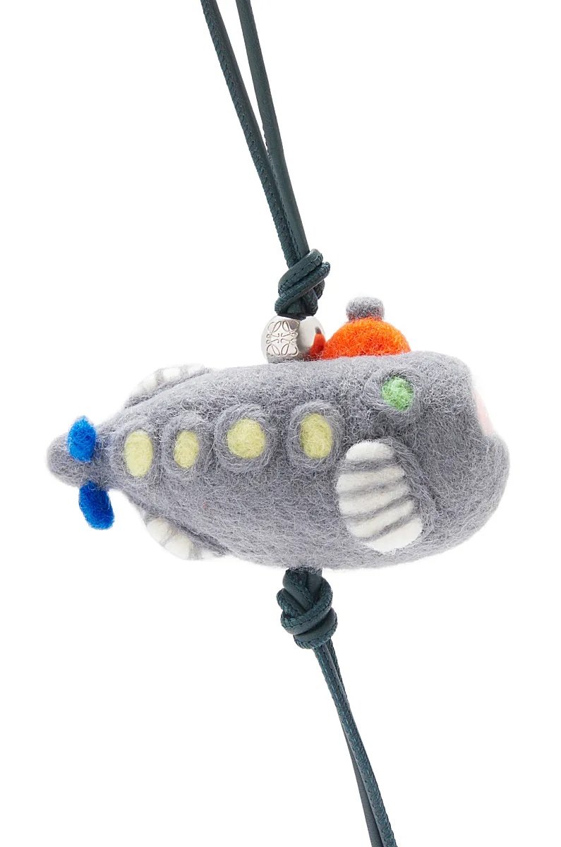 Loewe X Suna Fujita Submarine Charm In Gray