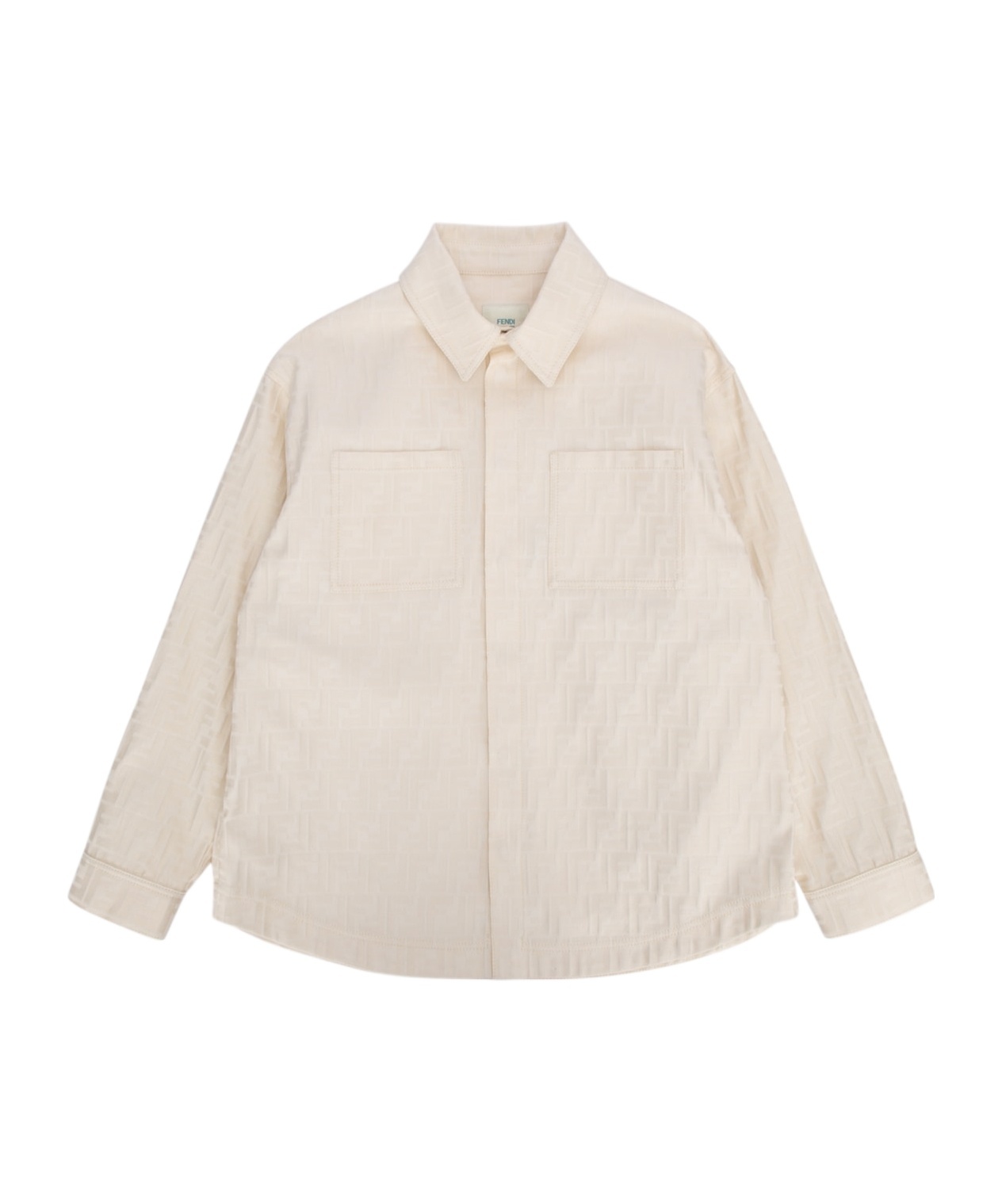Fendi Long-sleeved Jacket In White
