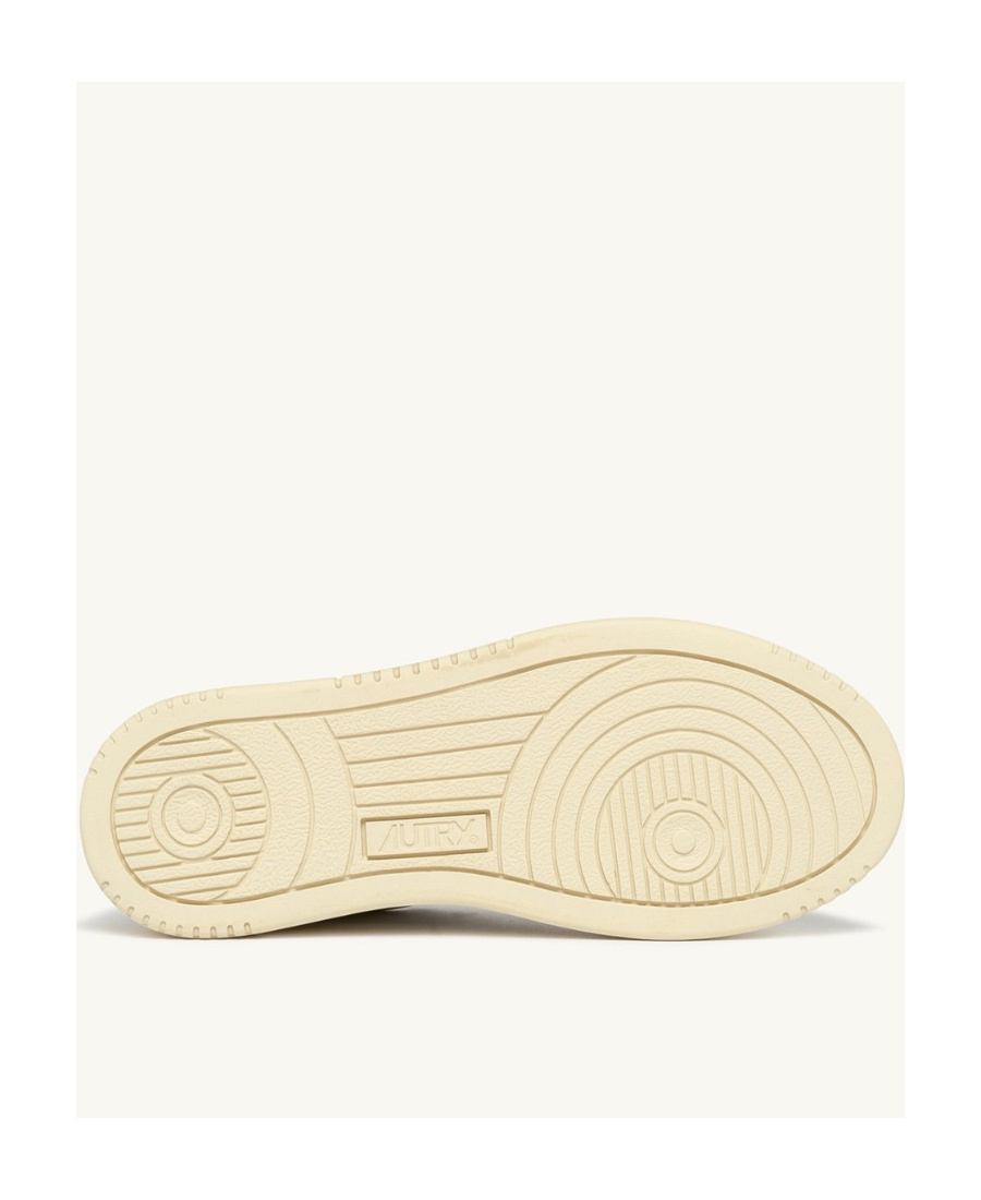 Shop Autry Medalist Leather Sneakers In White