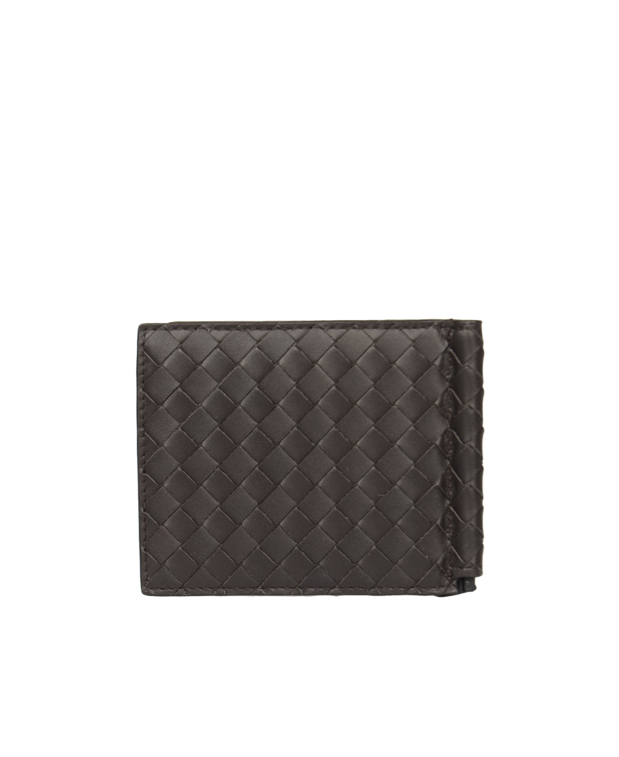 Bottega Veneta Logo Wallet In Black