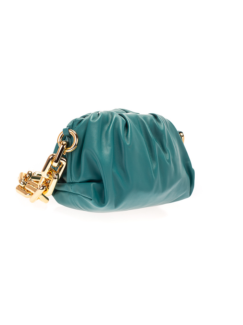 Bottega Veneta Pouch Shoulder Bag In Green