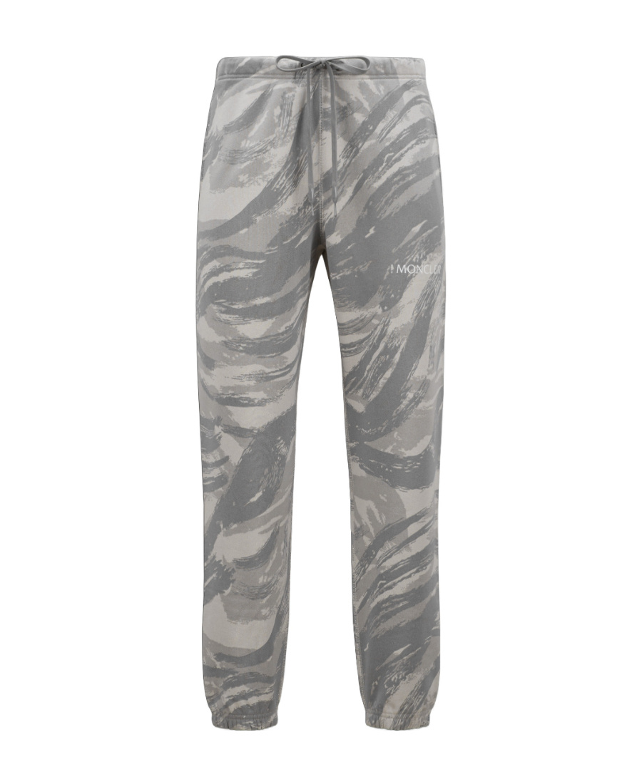 Moncler Logo Sweatpants In Gray